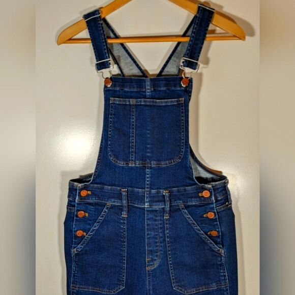 Madewell Skinny Overalls in Judd Wash Size Medium Style E4879 - Picture 4 of 10
